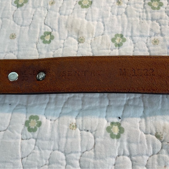 Vintage Leather Sentry Handmade Classic Golf Clubs Belt Medium - Picture 4 of 7